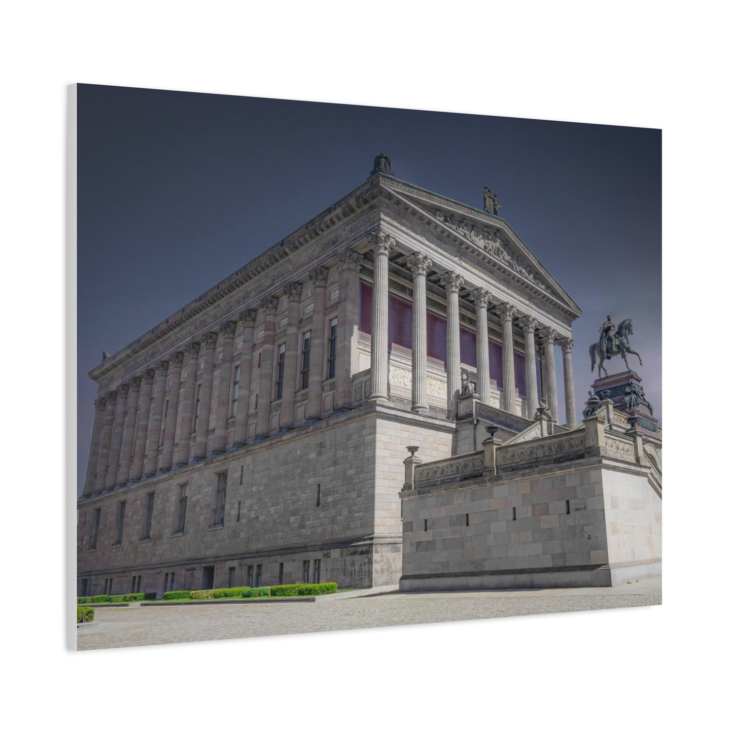 Berlin Roman Building (color) Matte Canvas, Stretched, 1.25"