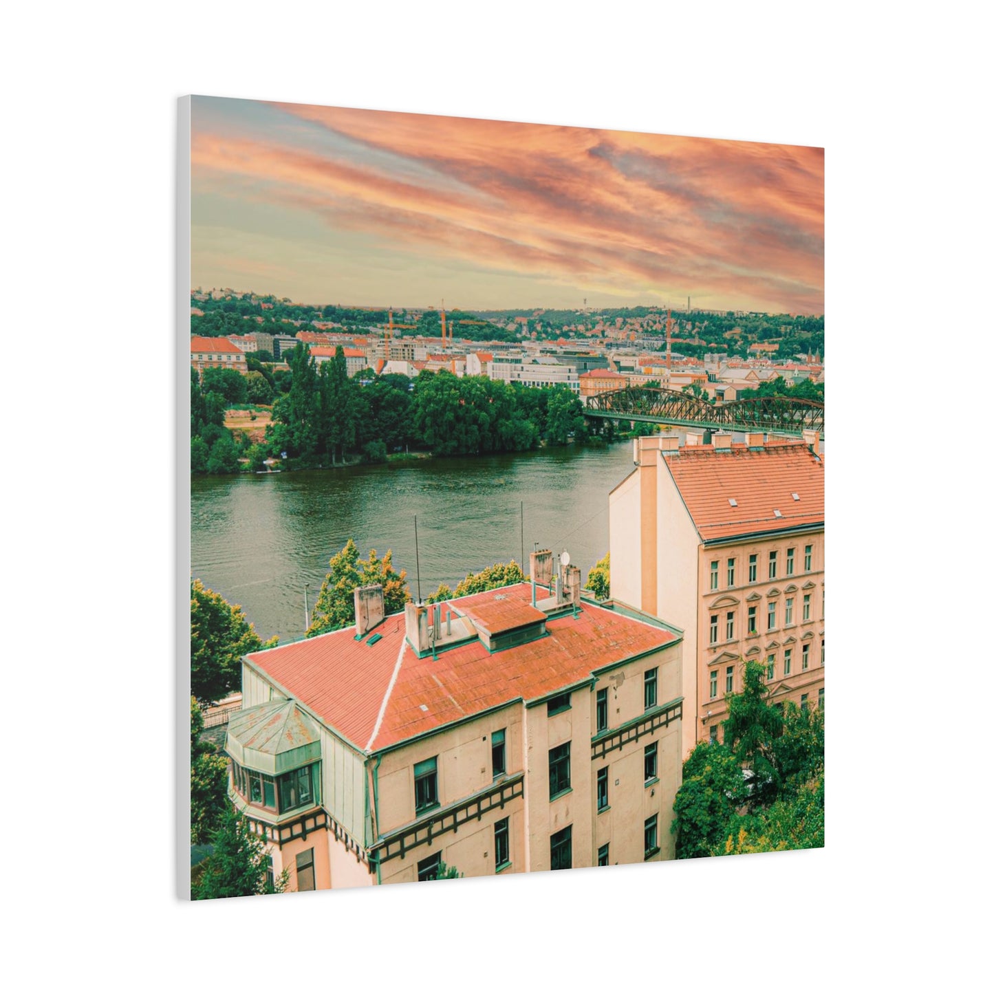 Prague Matte Canvas, Stretched, 1.25"