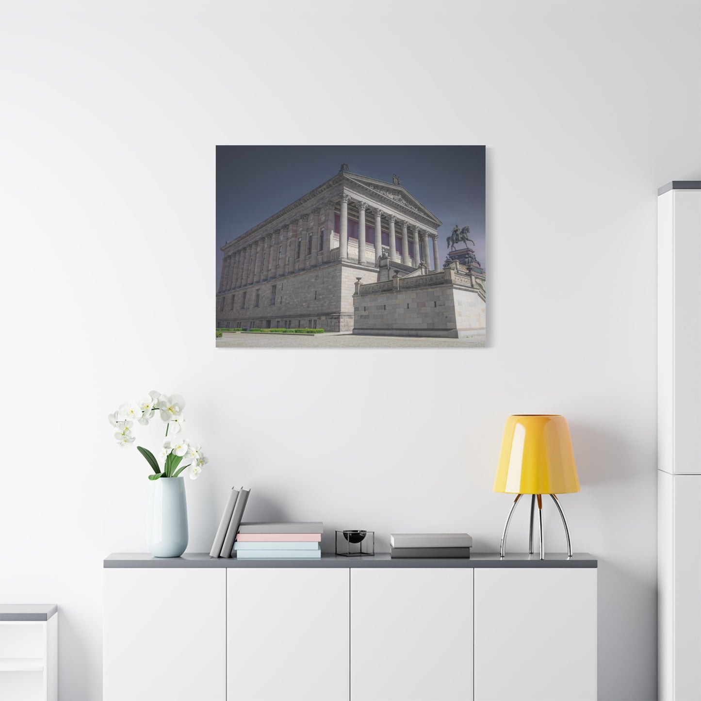 Berlin Roman Building (color) Matte Canvas, Stretched, 1.25"