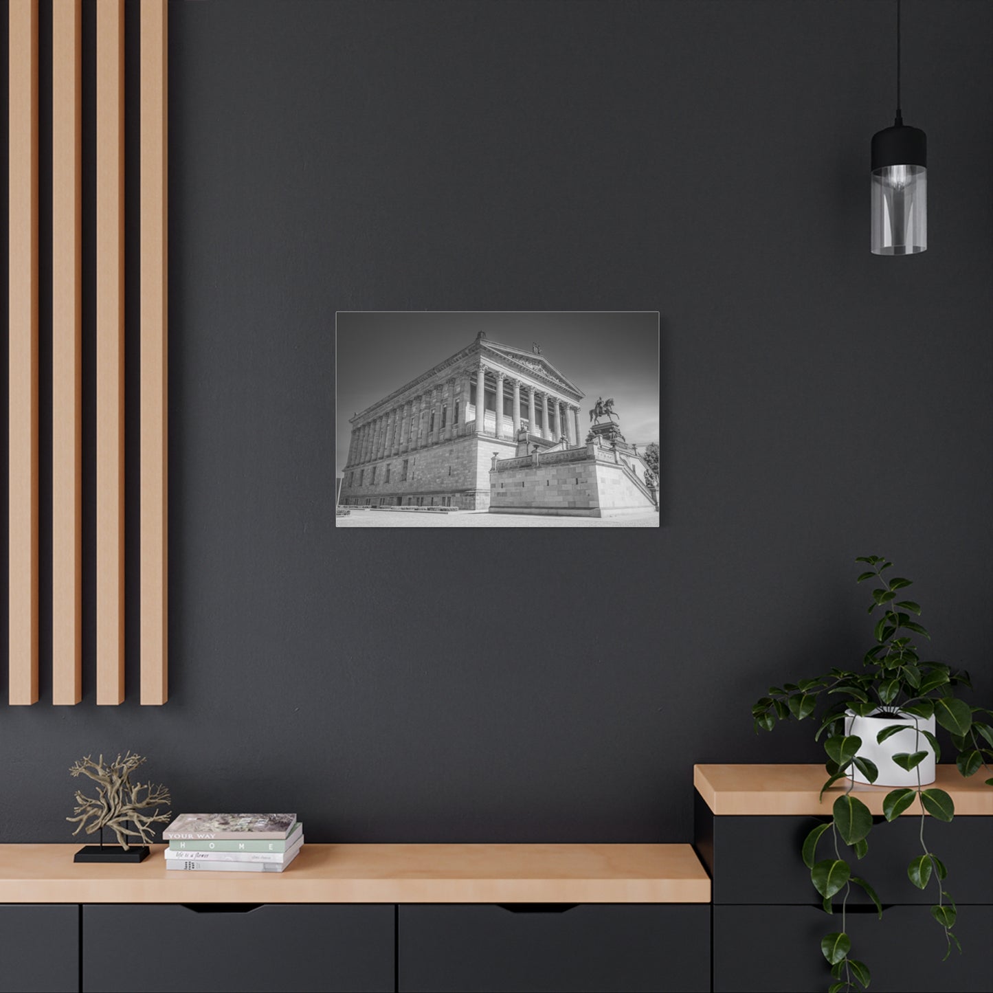 Berlin Roman Building Matte Canvas, Stretched, 1.25"