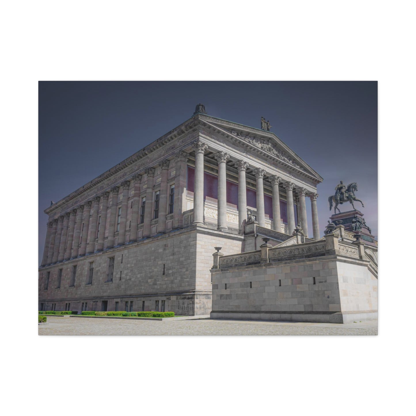 Berlin Roman Building (color) Matte Canvas, Stretched, 1.25"