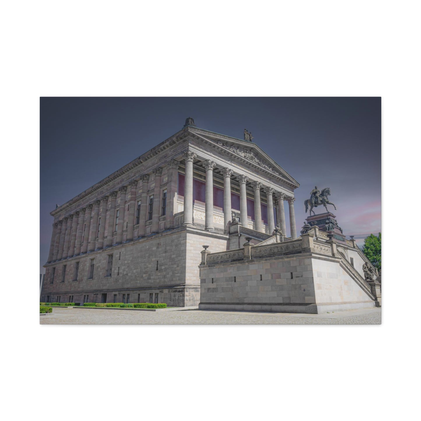 Berlin Roman Building (color) Matte Canvas, Stretched, 1.25"
