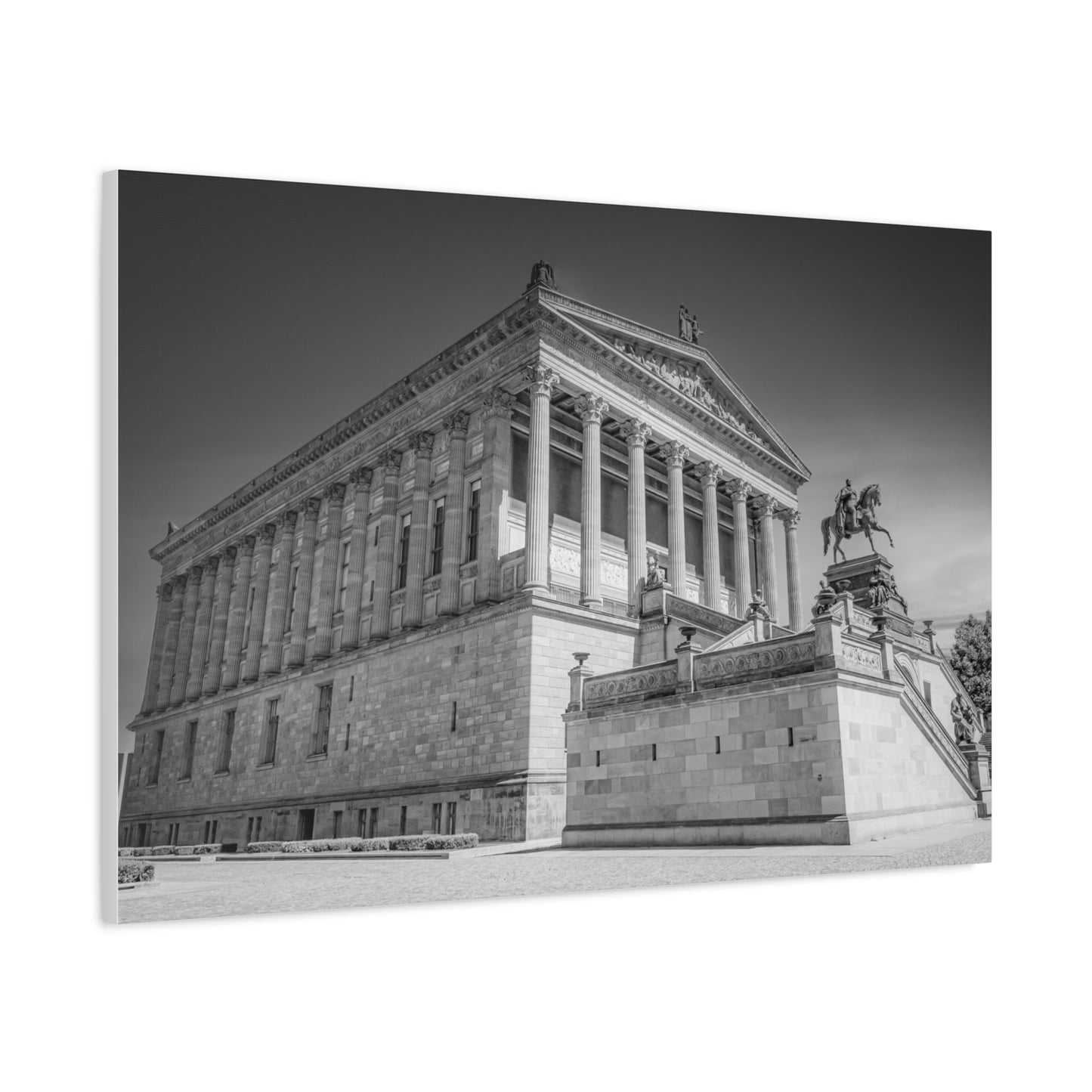 Berlin Roman Building Matte Canvas, Stretched, 1.25"