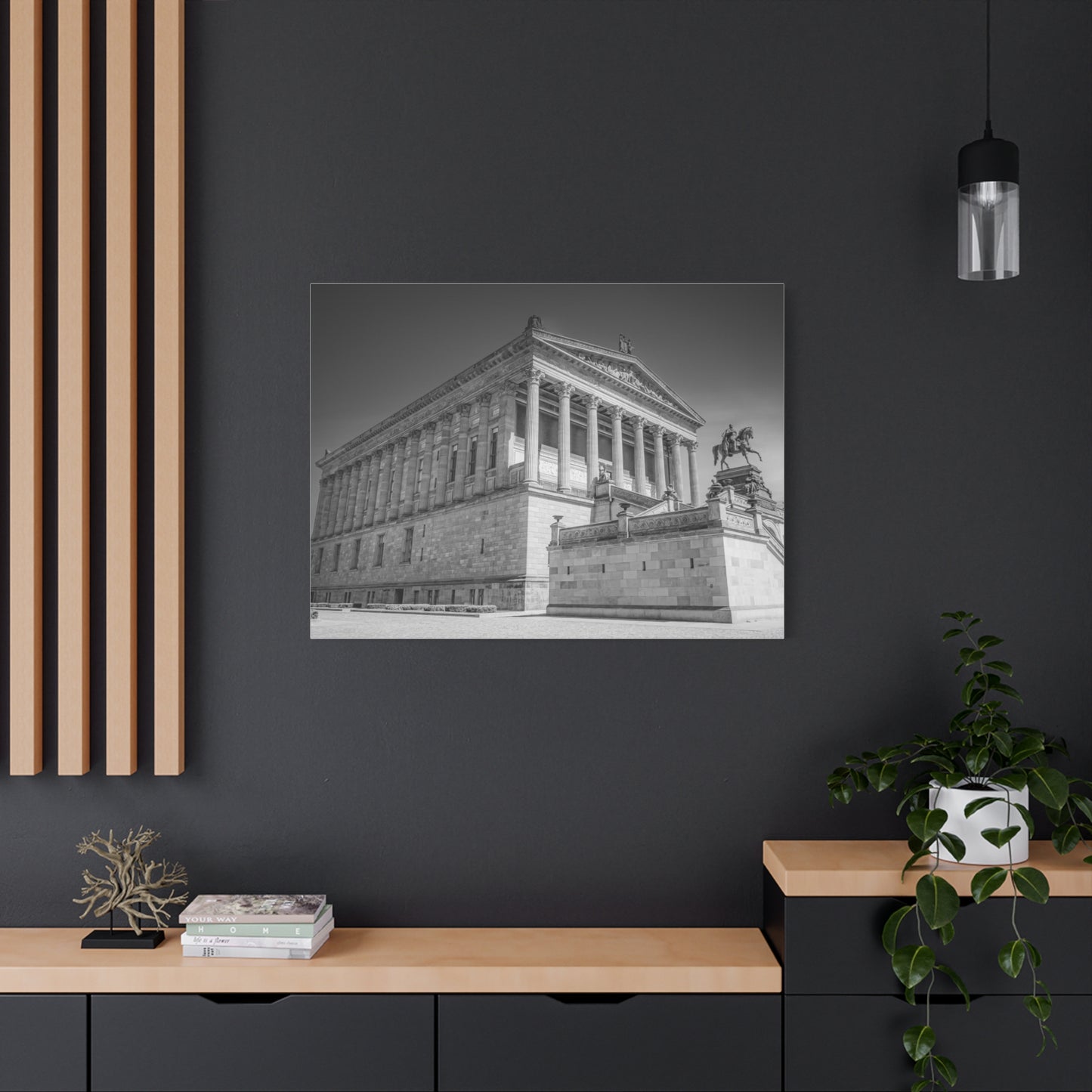 Berlin Roman Building Matte Canvas, Stretched, 1.25"