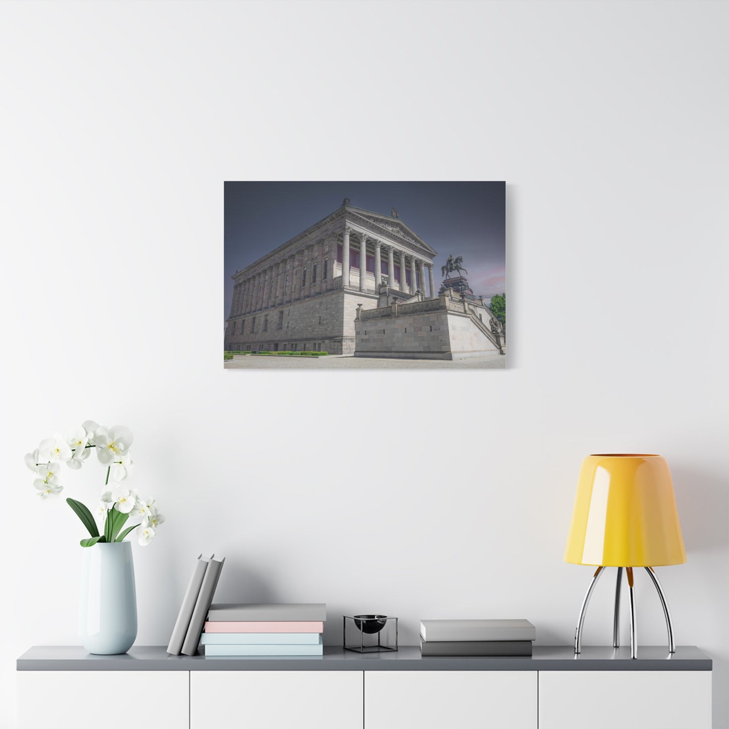 Berlin Roman Building (color) Matte Canvas, Stretched, 1.25"