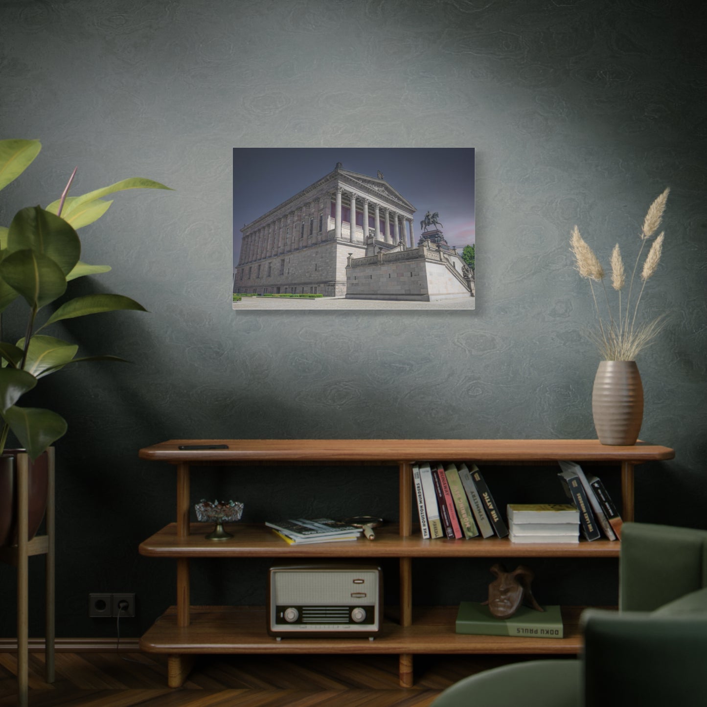 Berlin Roman Building (color) Matte Canvas, Stretched, 1.25"