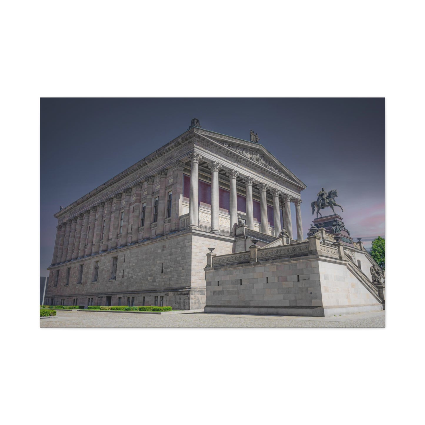Berlin Roman Building (color) Matte Canvas, Stretched, 1.25"