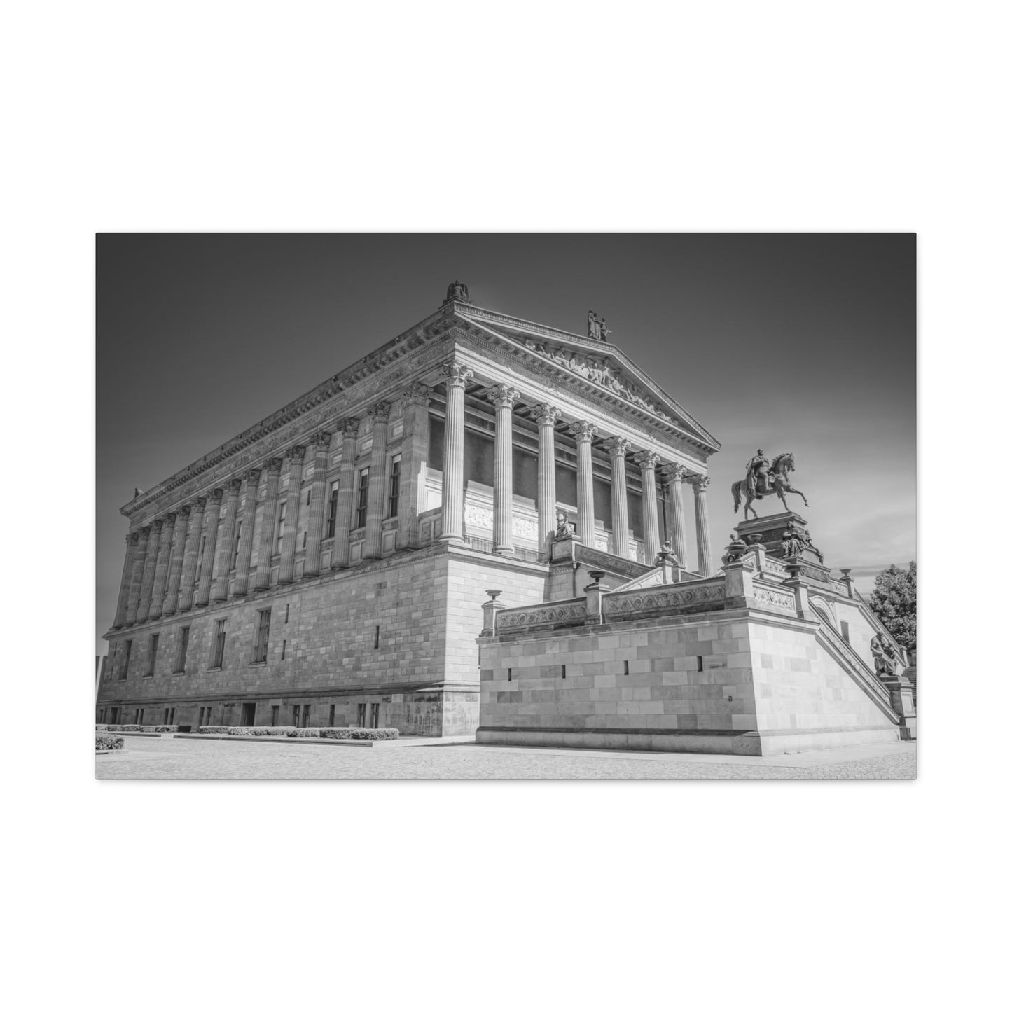 Berlin Roman Building Matte Canvas, Stretched, 1.25"