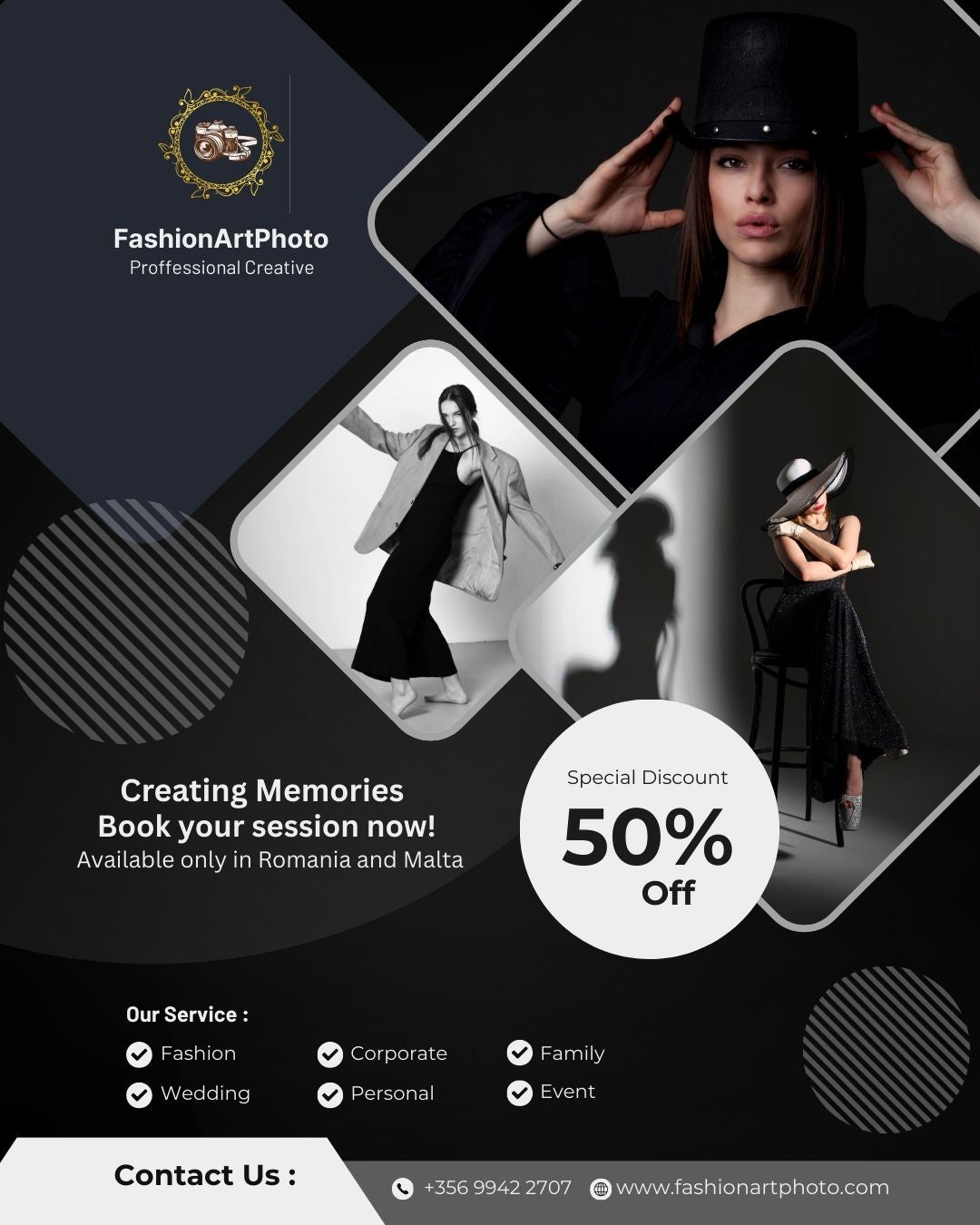 Capturing Moments: Book Your Exclusive Photosession Today! ONLY IN ROMANIA AND MALTA
