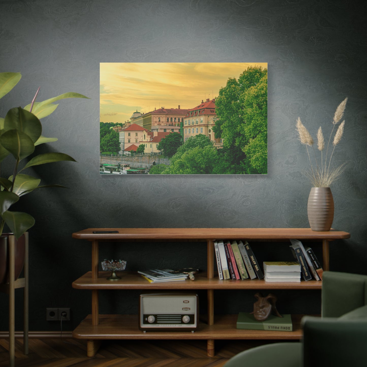 Prague City Matte Canvas, Stretched, 1.25"