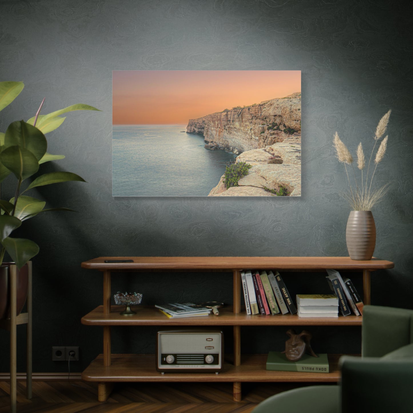 Malta Sunset Matte Canvas, Stretched, 1.25"