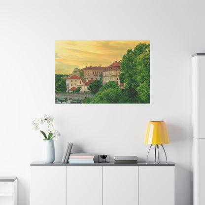 Prague City Matte Canvas, Stretched, 1.25"