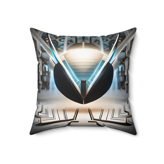 Aerial Spun Polyester Square Pillow