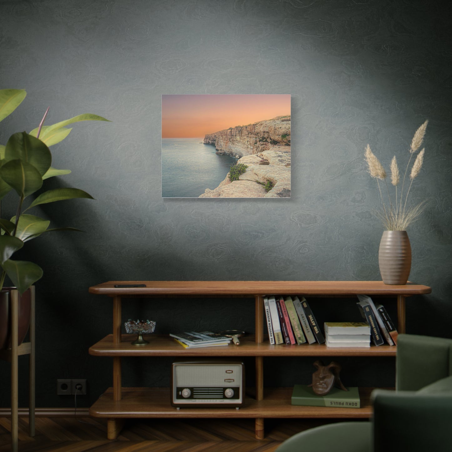 Malta Sunset Matte Canvas, Stretched, 1.25"