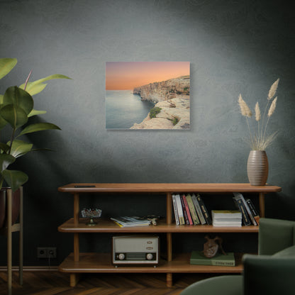 Malta Sunset Matte Canvas, Stretched, 1.25"