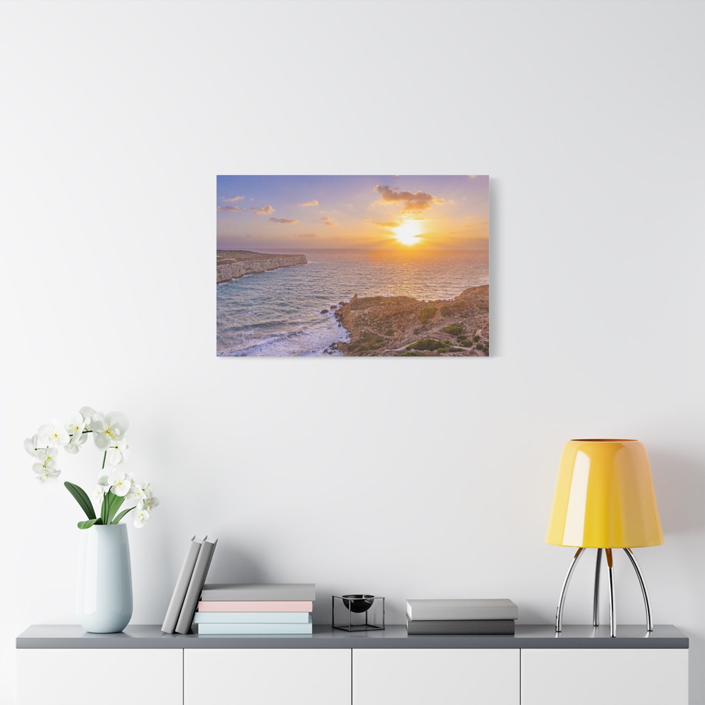 Malta Mediterranean Coast 2 Matte Canvas, Stretched, 1.25"