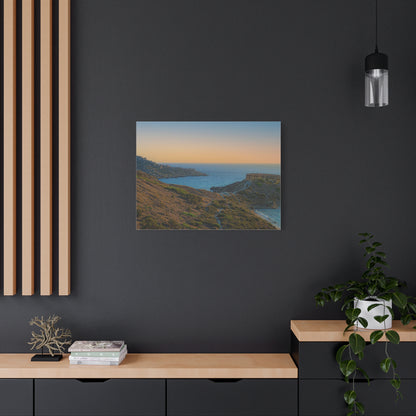 Malta Sunset Matte Canvas, Stretched, 1.25"