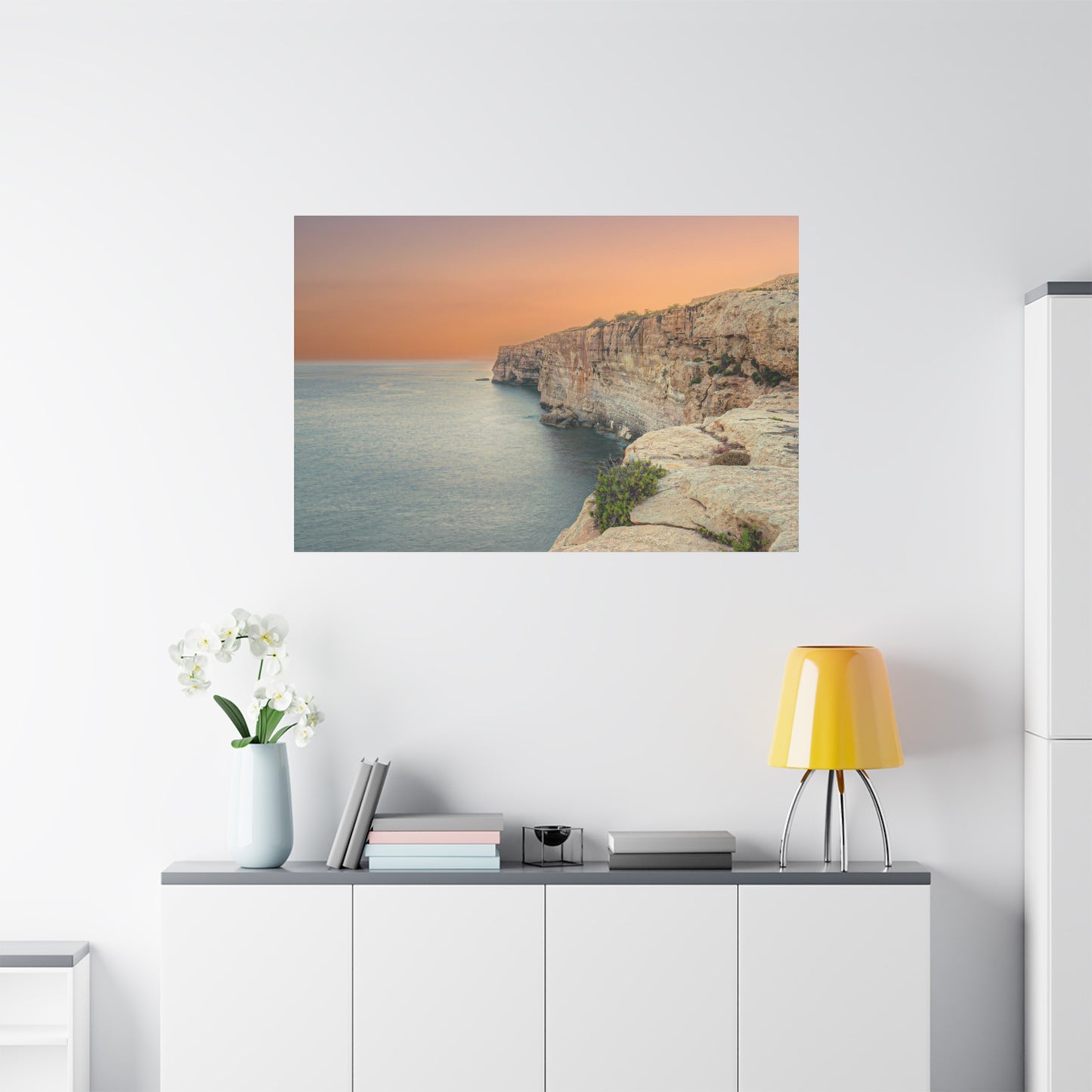 Malta Sunset Matte Canvas, Stretched, 1.25"