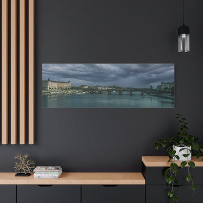 Prague Bridge Matte Canvas, Stretched, 1.25"