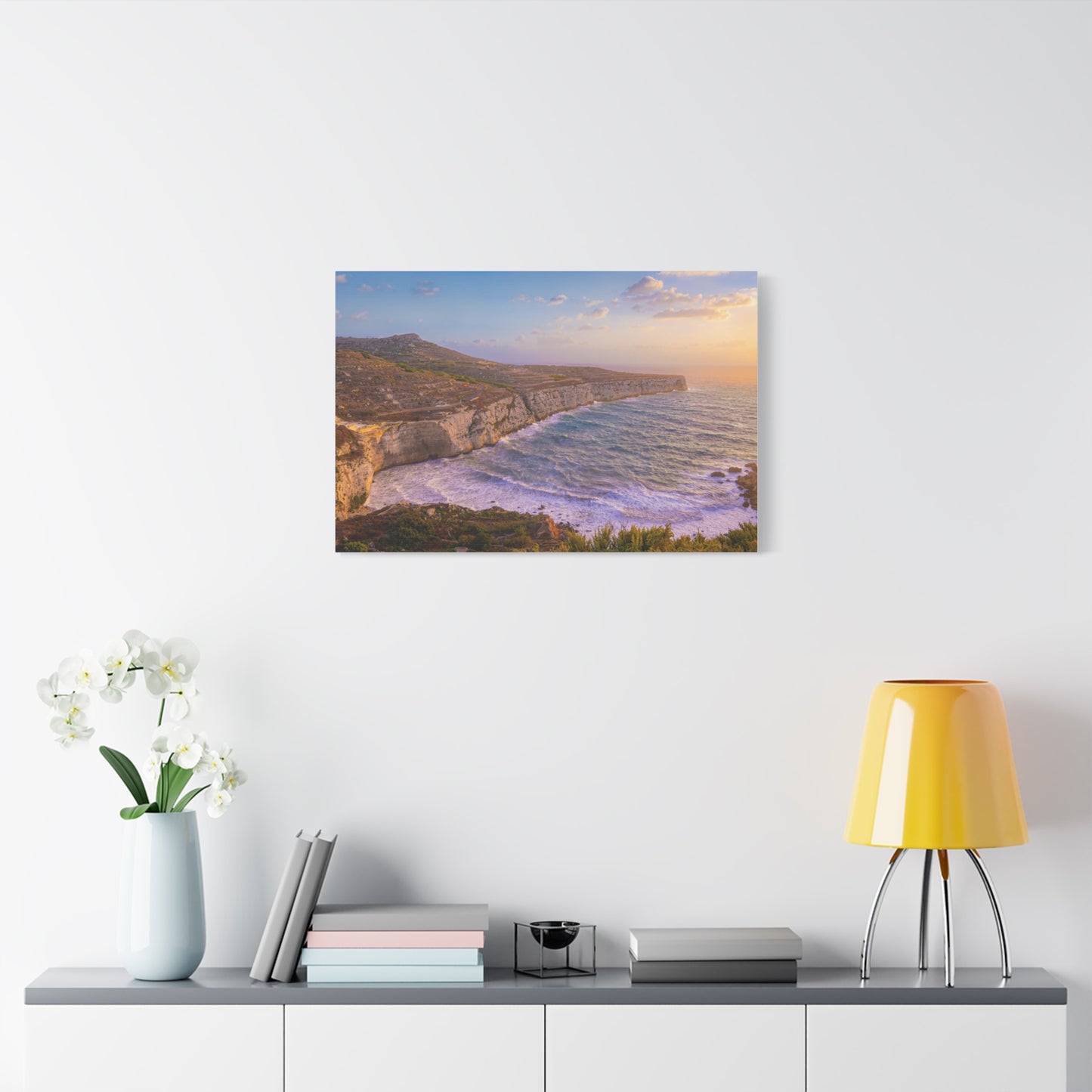 Malta Mediterranean Coast Matte Canvas, Stretched, 1.25"