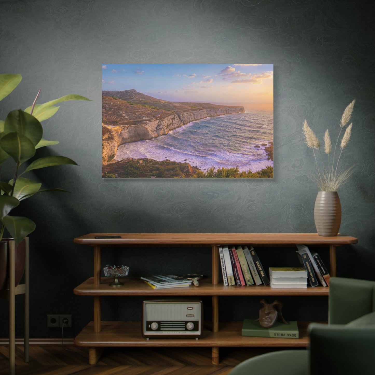 Malta Mediterranean Coast Matte Canvas, Stretched, 1.25"