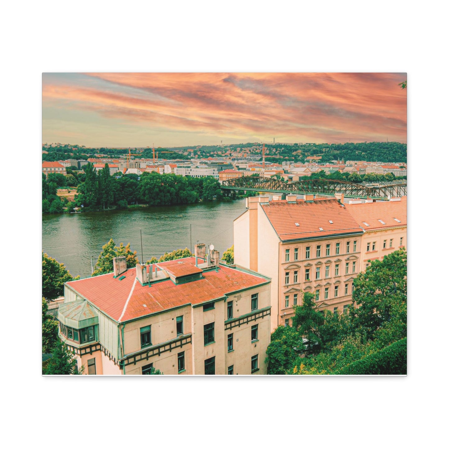 Prague Matte Canvas, Stretched, 1.25"