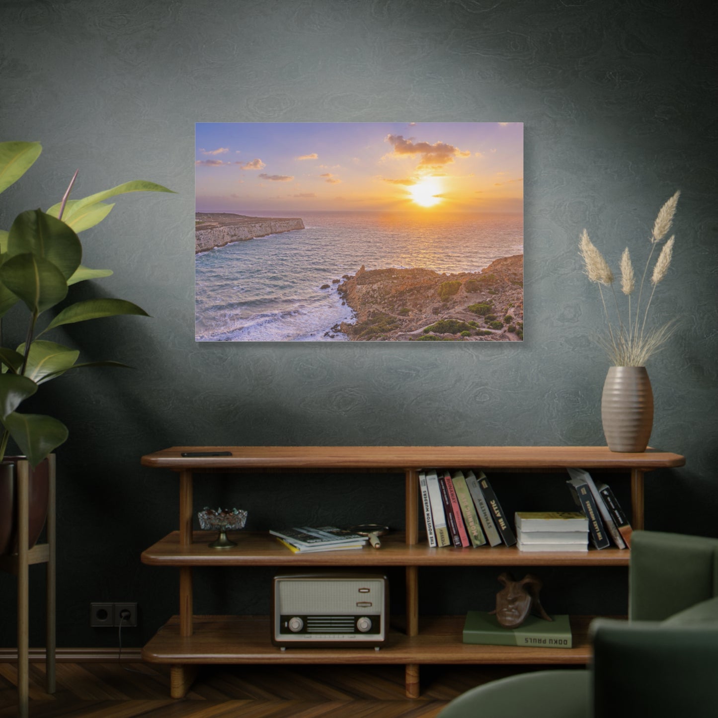Malta Mediterranean Coast 2 Matte Canvas, Stretched, 1.25"