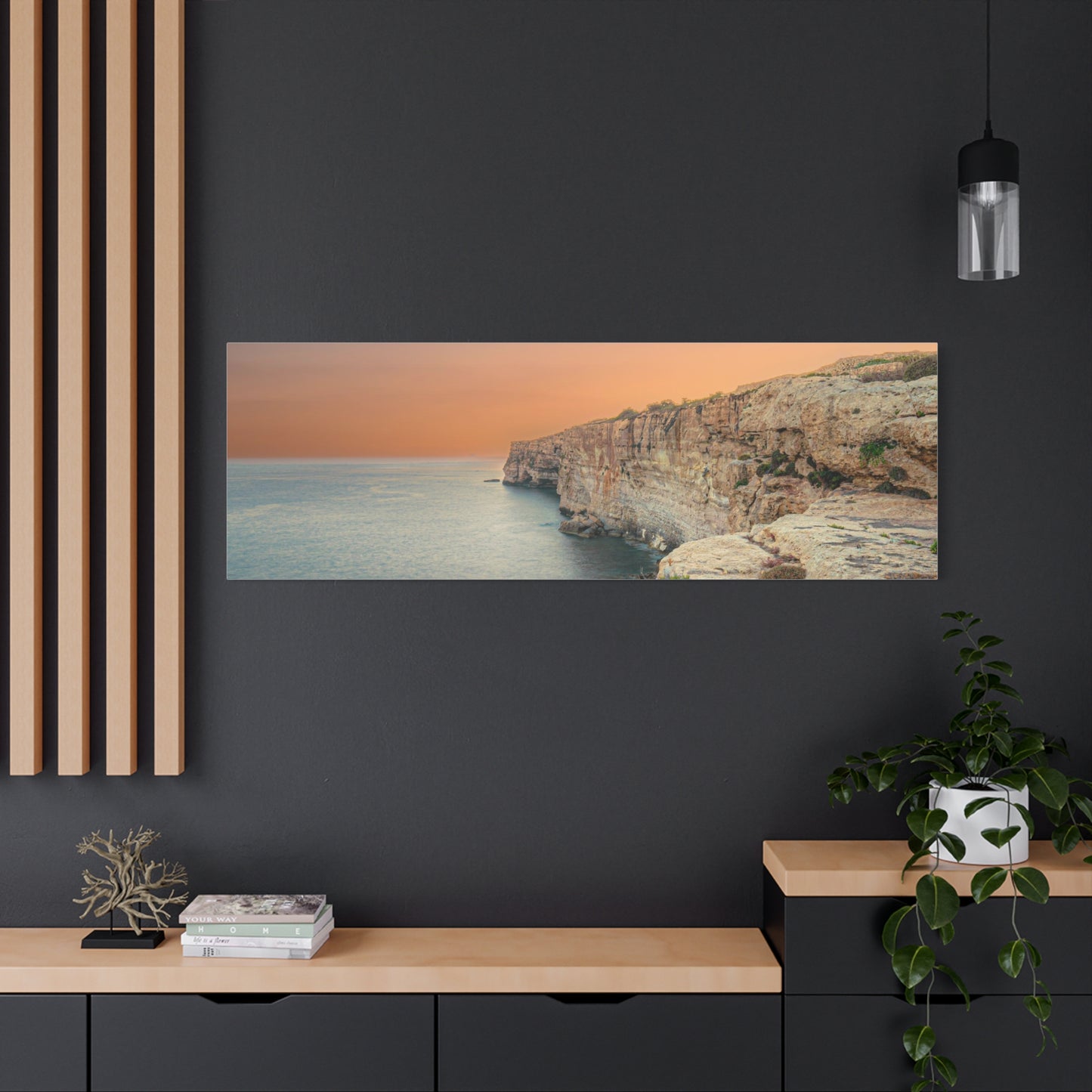 Malta Sunset Matte Canvas, Stretched, 1.25"