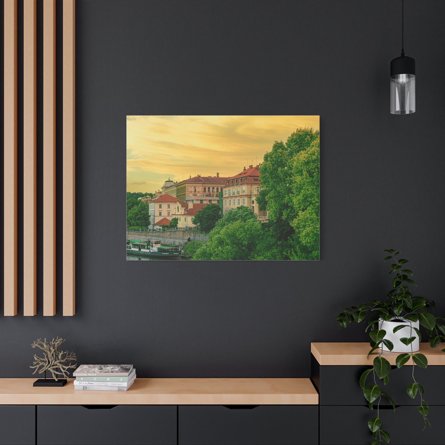 Prague City Matte Canvas, Stretched, 1.25"