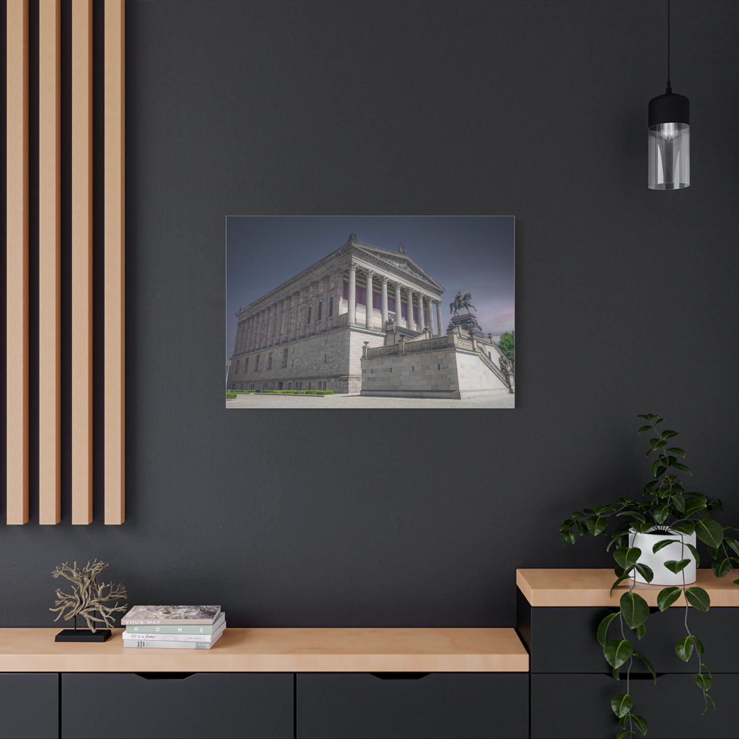 Berlin Roman Building (color) Matte Canvas, Stretched, 1.25"