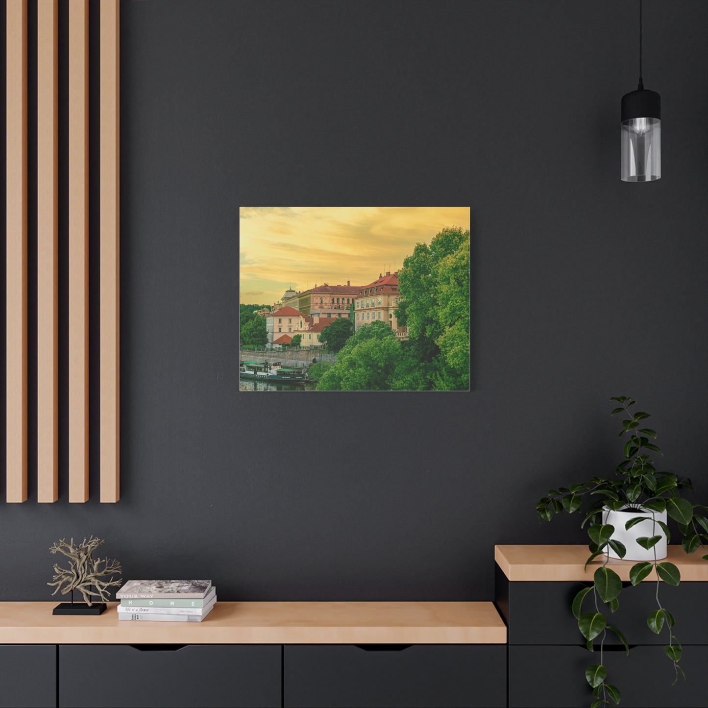 Prague City Matte Canvas, Stretched, 1.25"