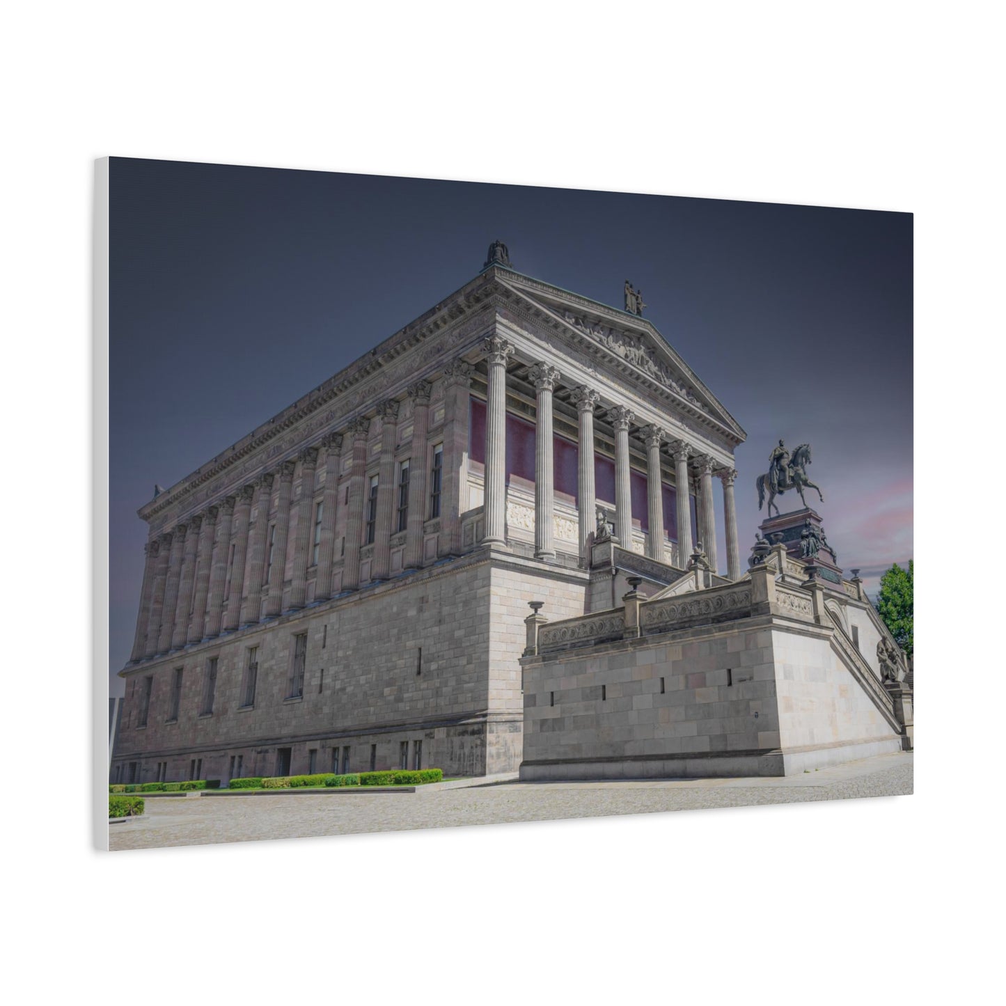 Berlin Roman Building (color) Matte Canvas, Stretched, 1.25"