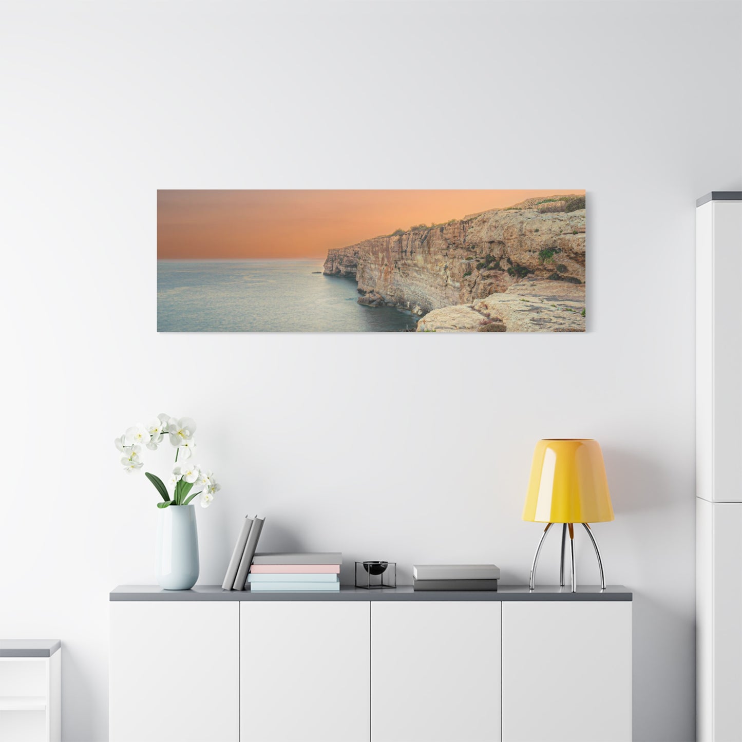 Malta Sunset Matte Canvas, Stretched, 1.25"