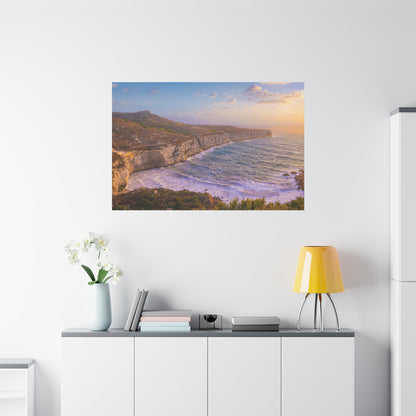 Malta Mediterranean Coast Matte Canvas, Stretched, 1.25"