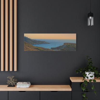 Malta Sunset Matte Canvas, Stretched, 1.25"