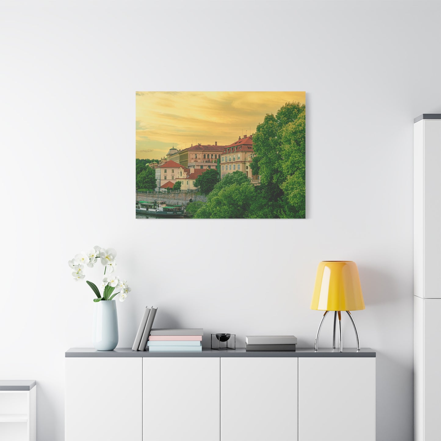 Prague City Matte Canvas, Stretched, 1.25"