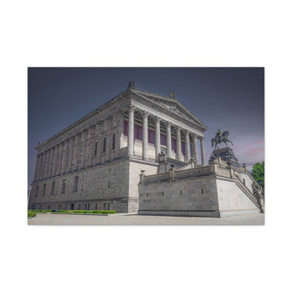 Berlin Roman Building (color) Matte Canvas, Stretched, 1.25"