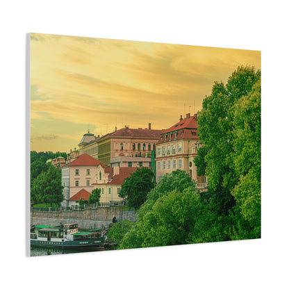 Prague City Matte Canvas, Stretched, 1.25"