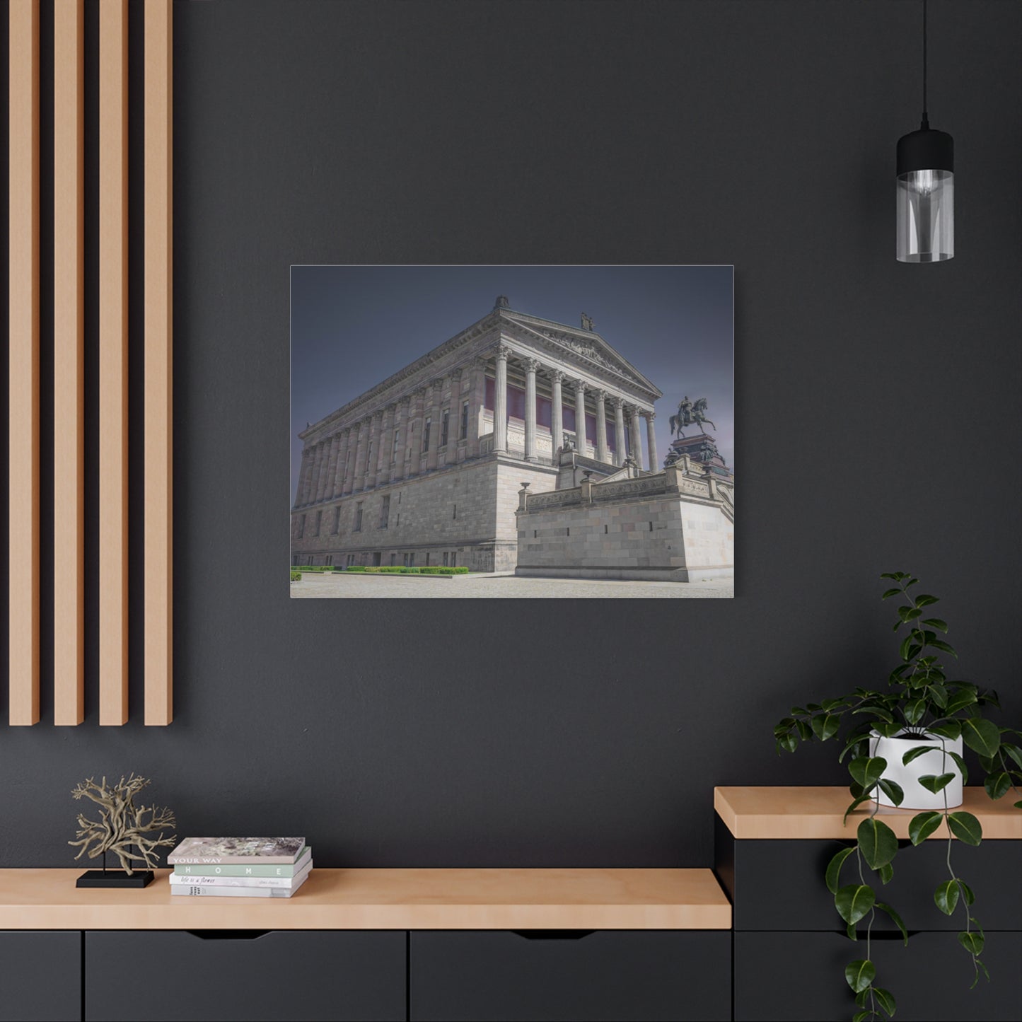 Berlin Roman Building (color) Matte Canvas, Stretched, 1.25"