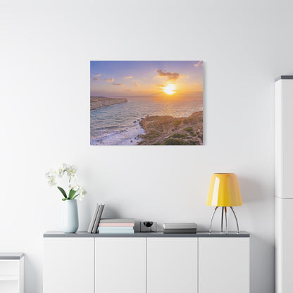 Malta Mediterranean Coast 2 Matte Canvas, Stretched, 1.25"