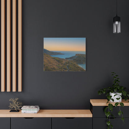 Malta Sunset Matte Canvas, Stretched, 1.25"
