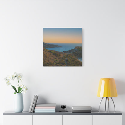 Malta Sunset Matte Canvas, Stretched, 1.25"