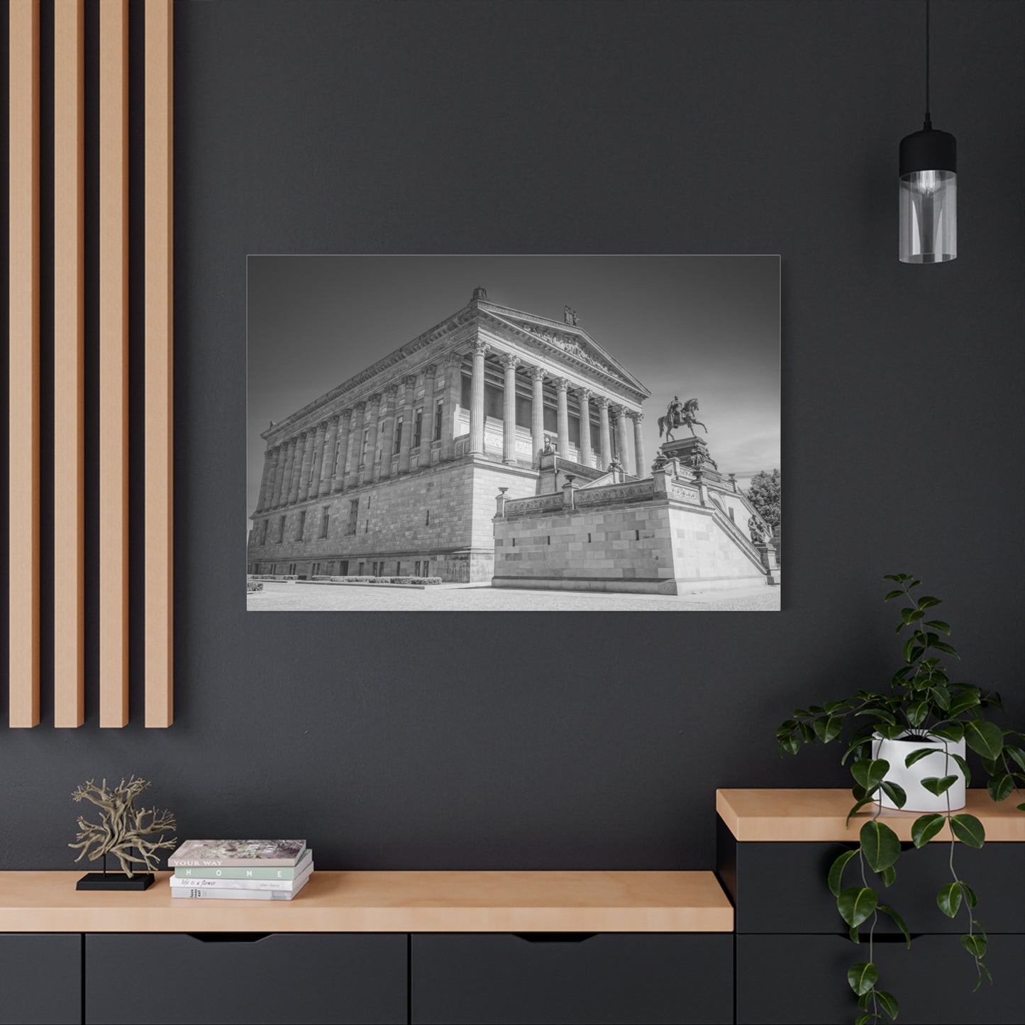Berlin Roman Building Matte Canvas, Stretched, 1.25"
