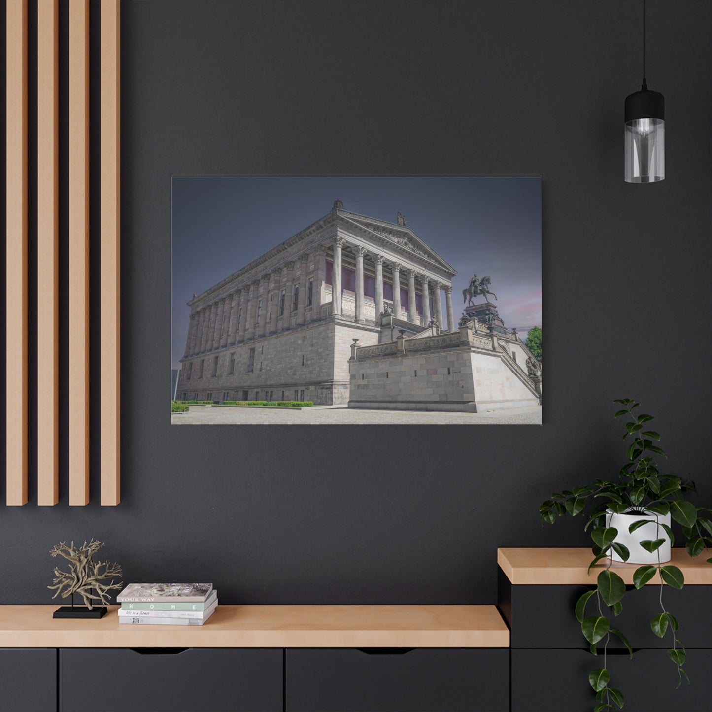 Berlin Roman Building (color) Matte Canvas, Stretched, 1.25"