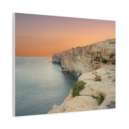 Malta Sunset Matte Canvas, Stretched, 1.25"