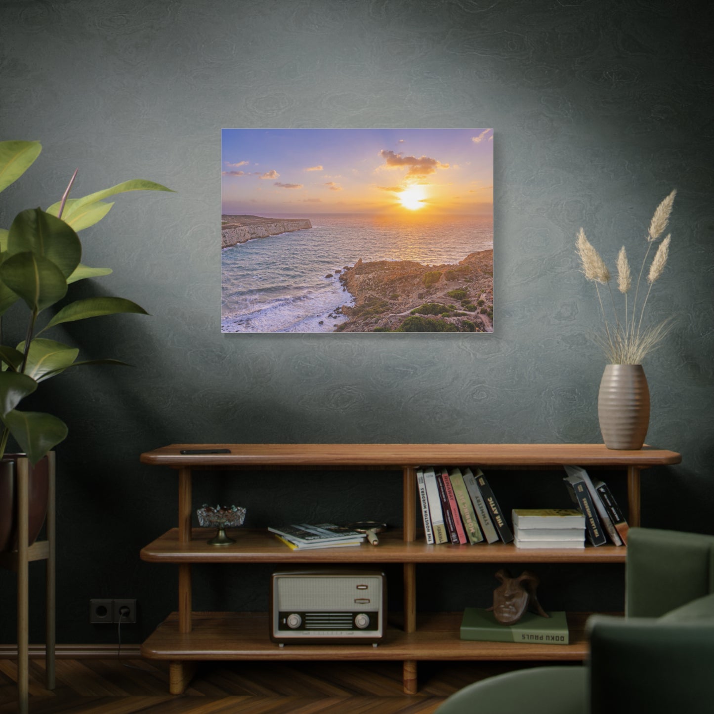 Malta Mediterranean Coast 2 Matte Canvas, Stretched, 1.25"