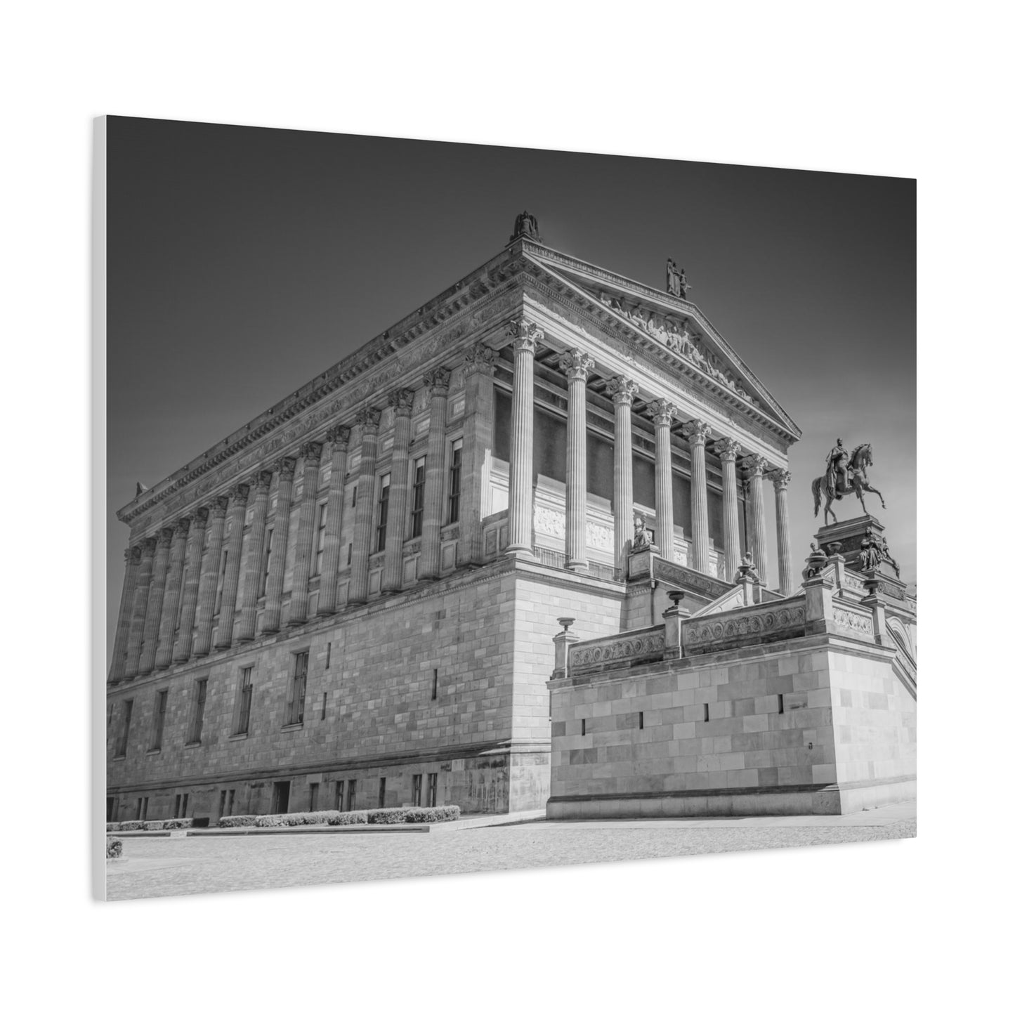 Berlin Roman Building Matte Canvas, Stretched, 1.25"