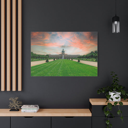 Castle Charlottenburg Matte Canvas, Stretched, 1.25"