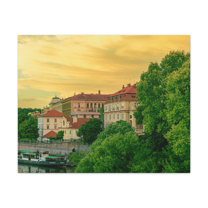 Prague City Matte Canvas, Stretched, 1.25"