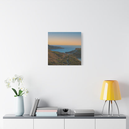 Malta Sunset Matte Canvas, Stretched, 1.25"